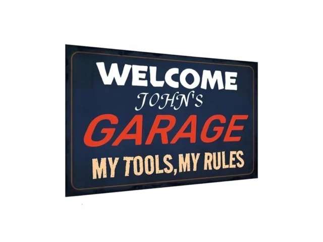 Carastora Garage Sign Vintage Metal Wall Decor A… Code