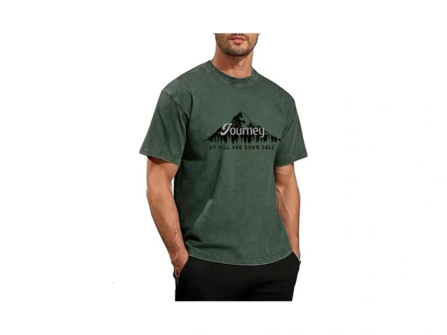 Ytd Acid Wash Graphic T-shirts For Men Women… Code