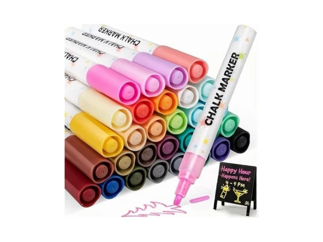Botkc Chalk Markers – 30 Washable Liquid Chalk… Code