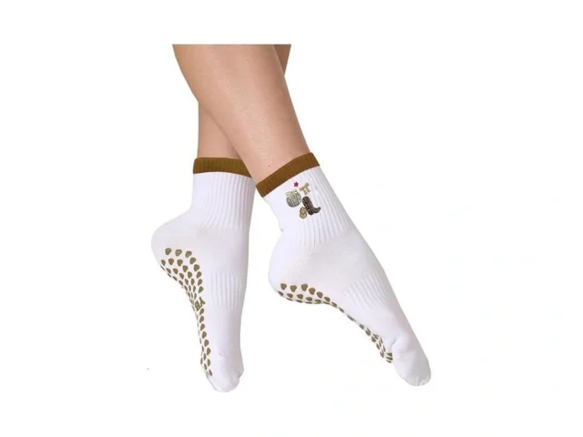 Ybybfit Women S Cute Grip Pilates Socks Non-slip… Code
