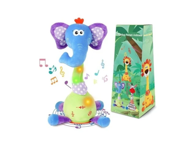Llukeme Dancing Talking Elephant Toy Stuffed Animal… Code