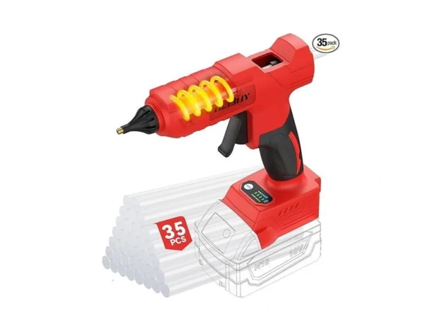Cordless Hot Glue Gun For Mwkee M-18 Battery – 100w… Code