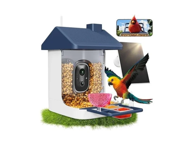 Smart Bird Feeder With Camera 1 8l Solar Powered… Code