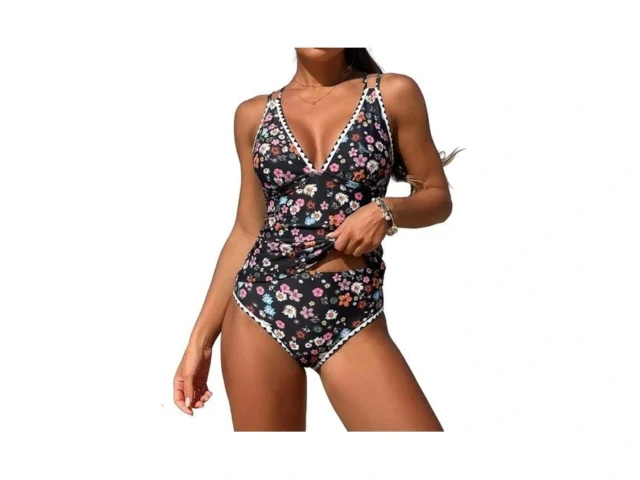 Jullumi Tankini Swimsuits For Women Color Block… Code