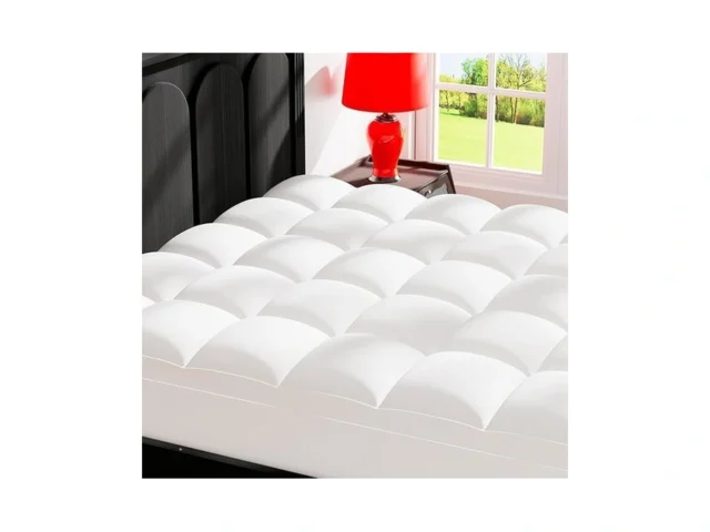 Topllen Full Mattress Topper For Back Pain Relief… Code