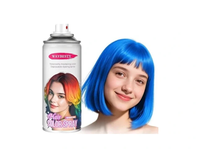 Blue Hair Spray Temporary Hair Color Spray For Kids… Code