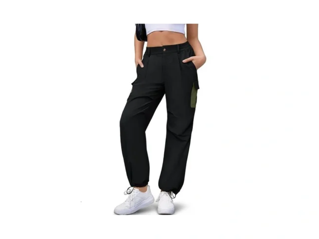 Lookboho Women S Pants Summer 2026 Cargo Contrast… Code