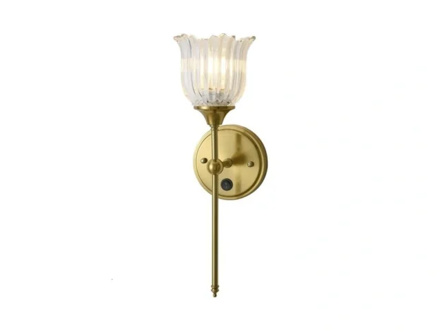 Boxcupin Modern Wall Sconces With Clear Flower… Code