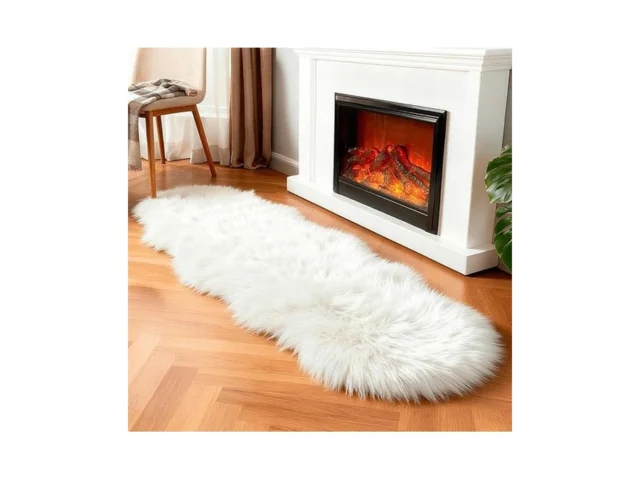 Linmopm Faux Fur Rug Sheepskin Shag Fluffy Fuzzy… Coupon