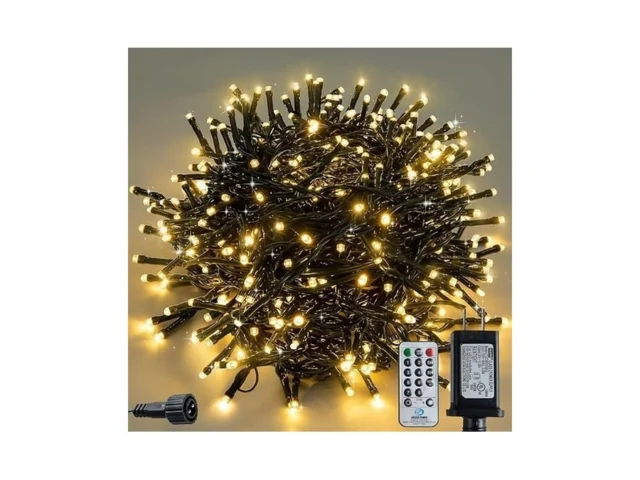 Clownya Christmas Lights 33ft 100 Leds 8 Modes Warm… Code
