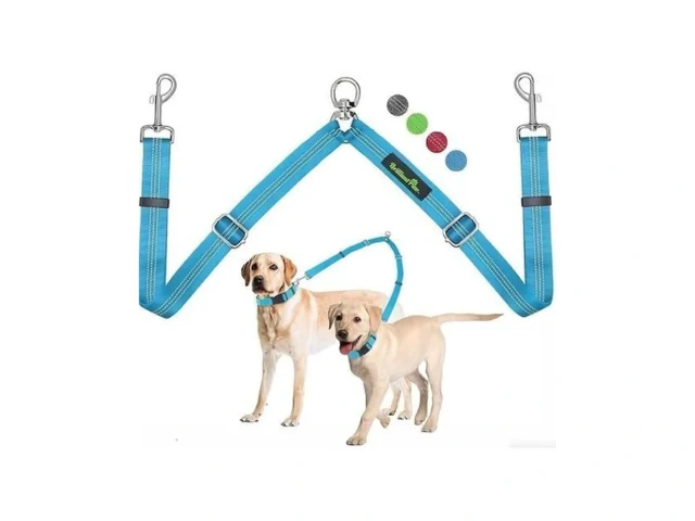Brilliant Paw Double Dog Leash Adjustable Length… Code