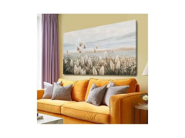 Gaiduomai Reed Painting Mountain And River Wall Art…