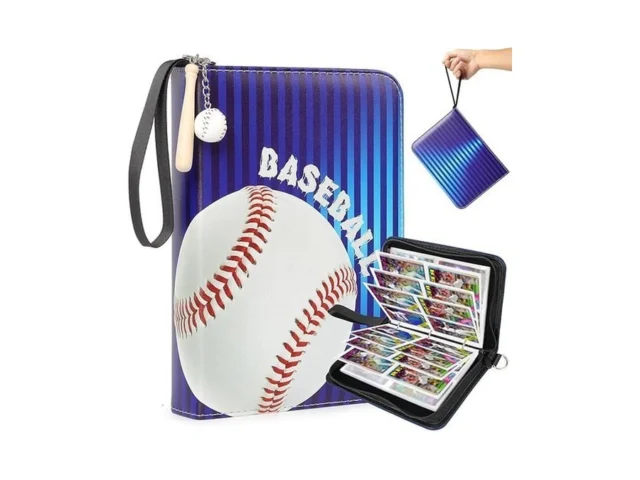 Zaione 4-pocket Baseball Card Binder Portable 440… Code