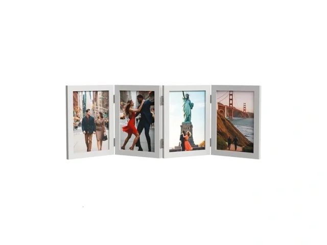 Warm Love 4 Picture Frame 4×6 Four Folding Hinged… Code