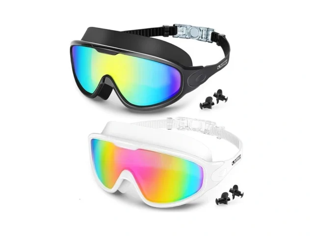 Water Space 2 Pack Swim Goggles For Adult Youth 180… Code
