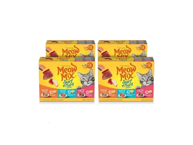 Meow Mix Paté In Gravy Wet Cat Food Variety Pack… Coupon