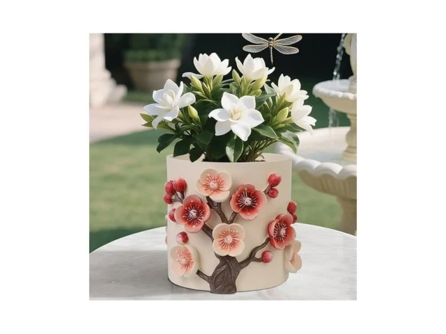 U Wonderful Flower Petals Plant Pots – Cute… Code