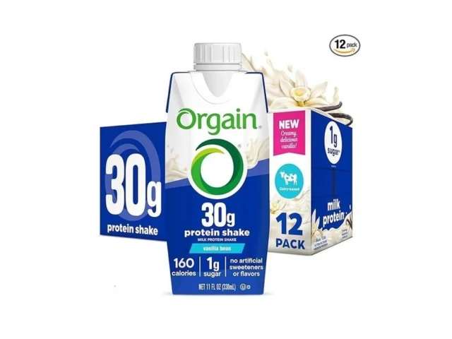 Orgain 30g High Protein Shake Dairy Isolate Milk… Coupon
