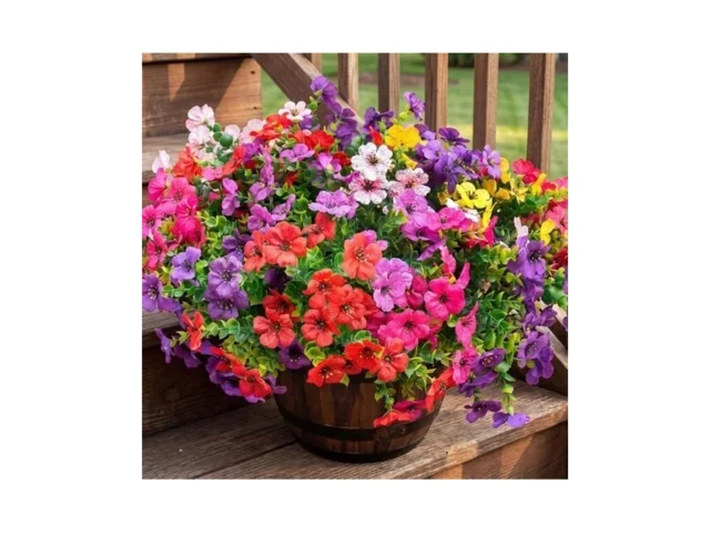 Vemander Artificial Flowers For Outdoor Fake Plants… Code
