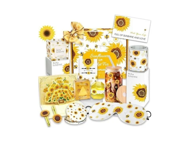 Sunflower Gift Baskets For Women Sending Sunshine… Code