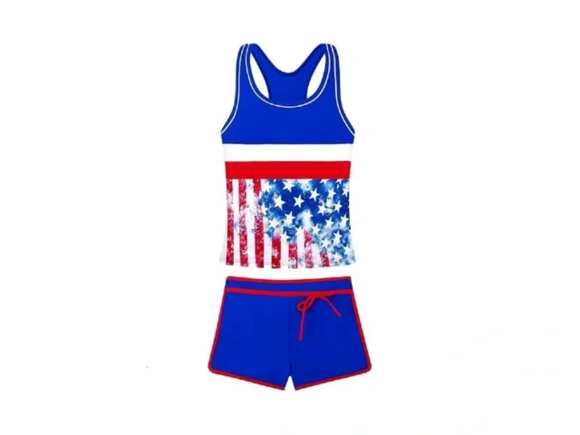Belovance Girls Swimsuit Two Piece Tankini Bathing… Coupon