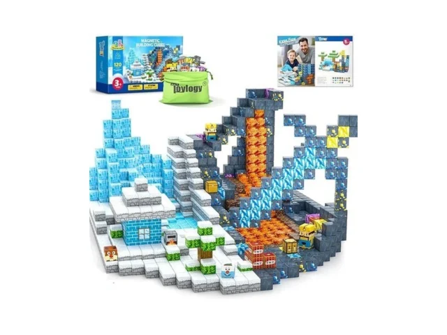 120pcs Large Magnetic Blocks-build Mine Magnet… Code
