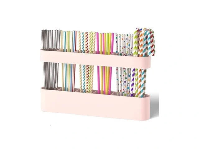 Silicone Straw Holder For Cabinet With Adhesive… Code