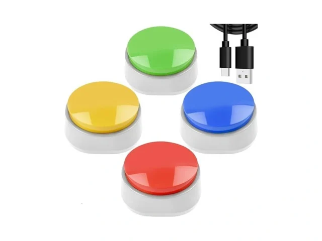 Rechargeable Pet Training Buttons – 30s Voice… Code