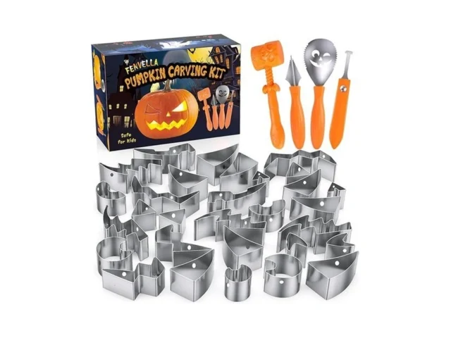 Fenvella Pumpkin Carving Kit 25pcs Pumpkin Carving… Code