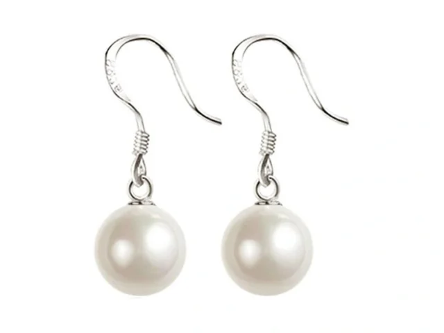 Tomsunlight 925 Sterling Silver 8mm White Pearl… Code