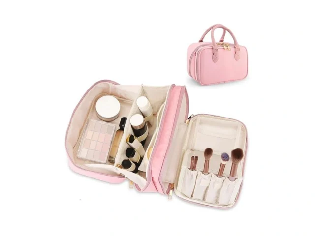 Travel Makeup Bag For Women Fashion Large Capacity… Code