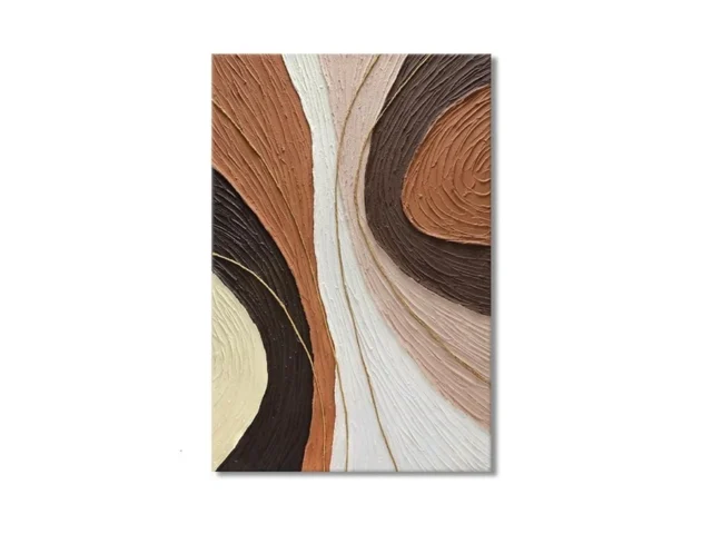 Juhome Hand-painted Thick Textured 3d Curve In… Code