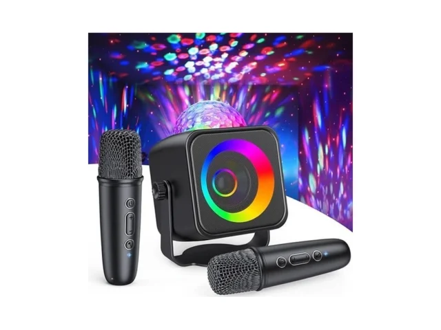 Disco Karaoke Machine For Kids Adults Led Lights… Code