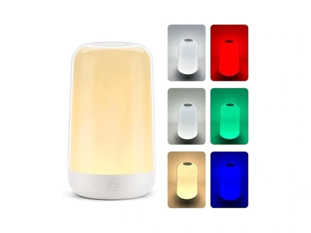 Frideko Home Rgb Touch Bedside Lamp For Nightstand… Code