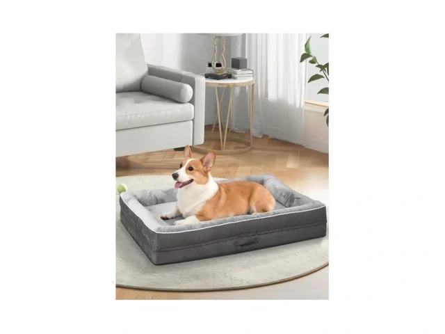 Upvilla Orthopedic Dog Bed Four-sided Cushioned… Coupon