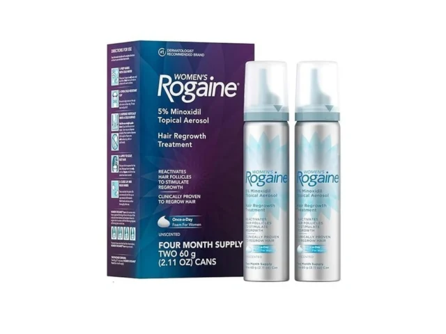 Rogaine For Women 5 Minoxidil Foam Growth Treatment…
