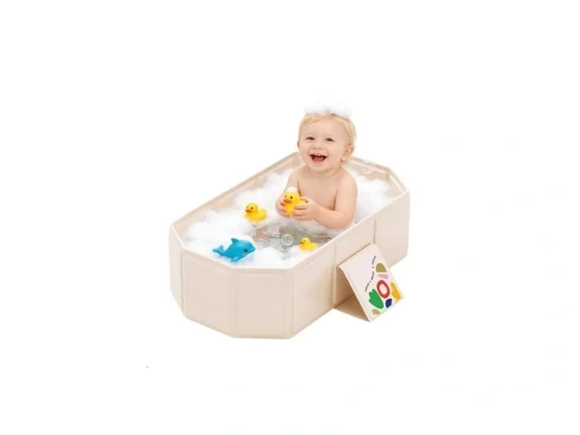 Icybyte Foldable Kids Bathtub Portable Baby Bathtub… Code