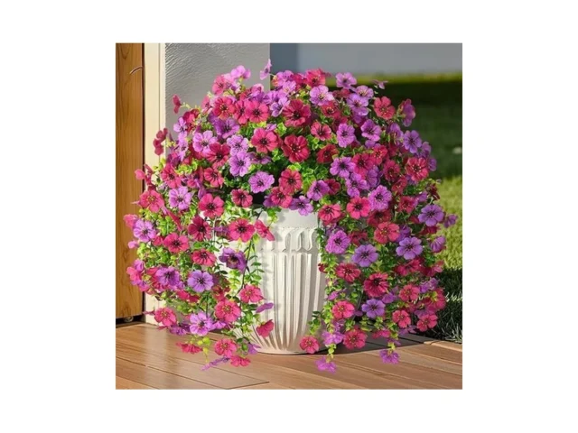 Inqcmy 2pcs Artificial Fake Hanging Flowers For… Code