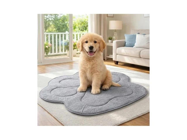 Cozy Bliss Cute Paw Shape Cooling Mat For Small… Code