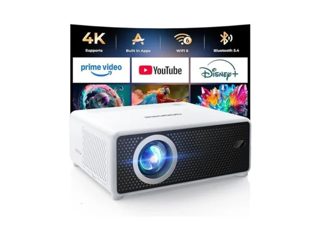 Goodee Mini Smart Projector With Wifi And Bluetooth… Code