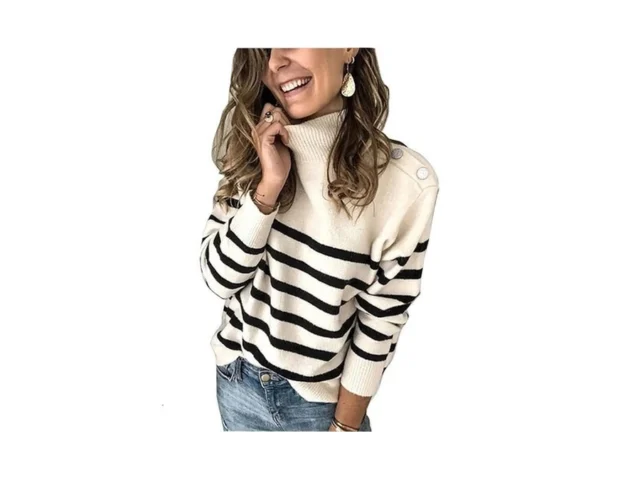 Kirundo Fall Sweaters For Women 2026 Striped… Code