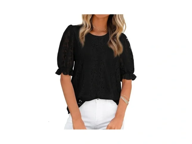 Kirundo Lace Tops For Women 2026 Dressy Floral… Code