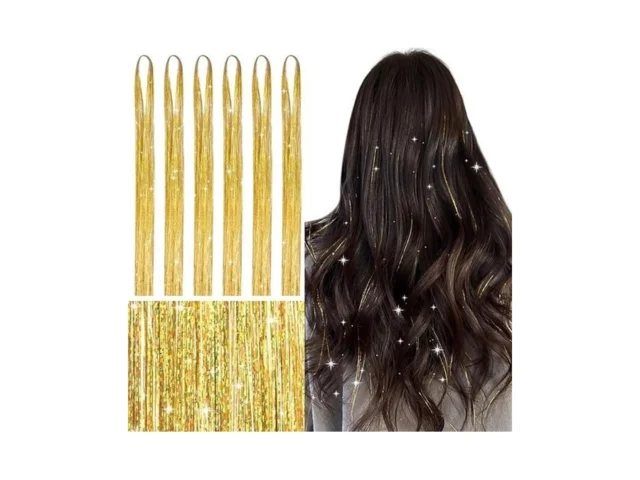 Wennalife Hair Tinsel For Girls Champagne Fairy Kit… Code