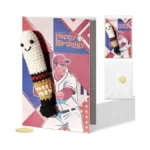 Amazon code: Ovesmusl Birthday Card Handmade Crochet