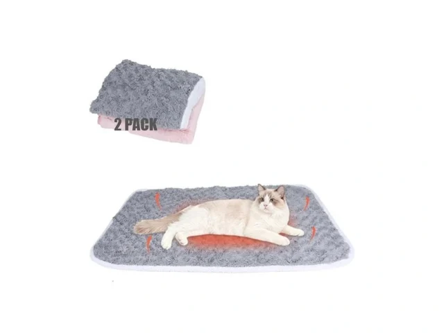 Supriy 2-pack Pink Gray Self-warming Cat Mat… Coupon