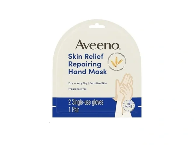 Aveeno Skin Relief Repairing Hand Mask Moisturizing…
