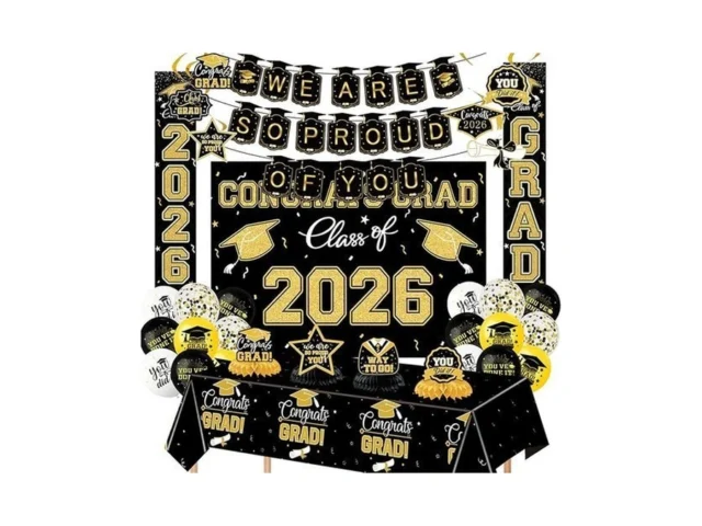 Graduation Decorations 2026 Themed Set – All-in-one… Code