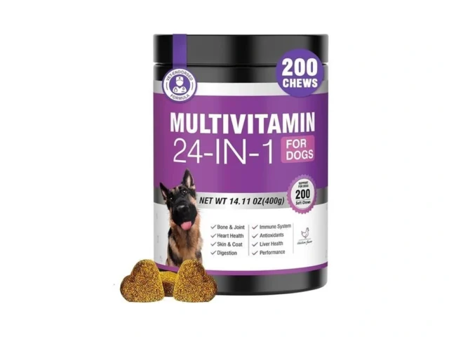 24-in-1 Dog Vitamins And Supplements 200 Ct Dogs… Code