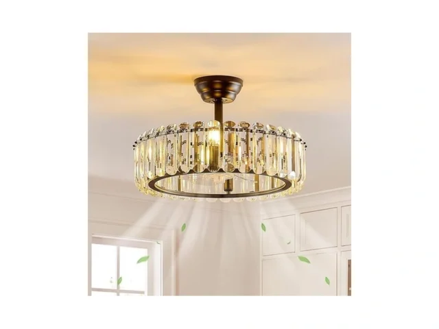 Hsmkl 19 7 Inch Crystal Ceiling Fan With Lights And… Code