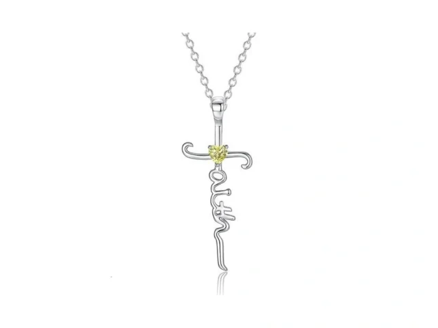 Nupdot Silver Cross Necklace For Women Sterling… Code